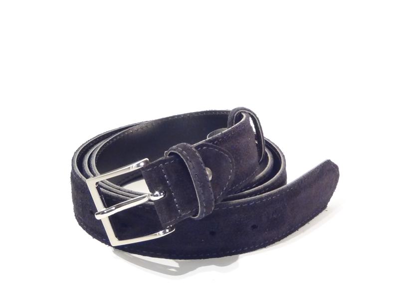 Berkelmans_100Belt01_Riem_Blauw_Suede