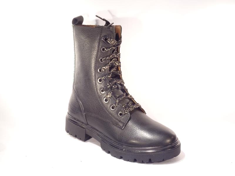 Braqeez_Mayla_Moxie_meisjes_veterboot_zwart