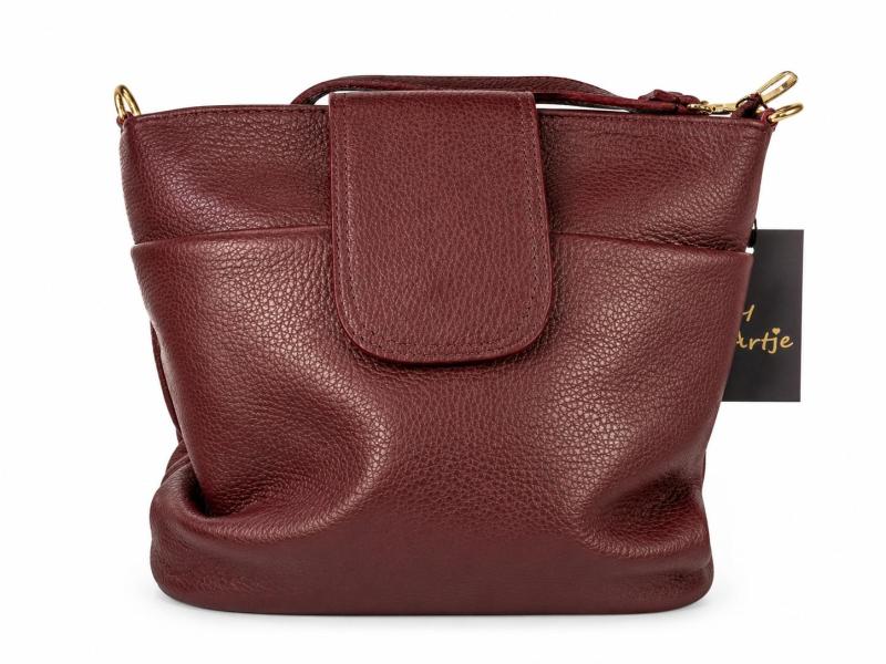 By_Maartje_Pearl_dames_tas_Bordeaux