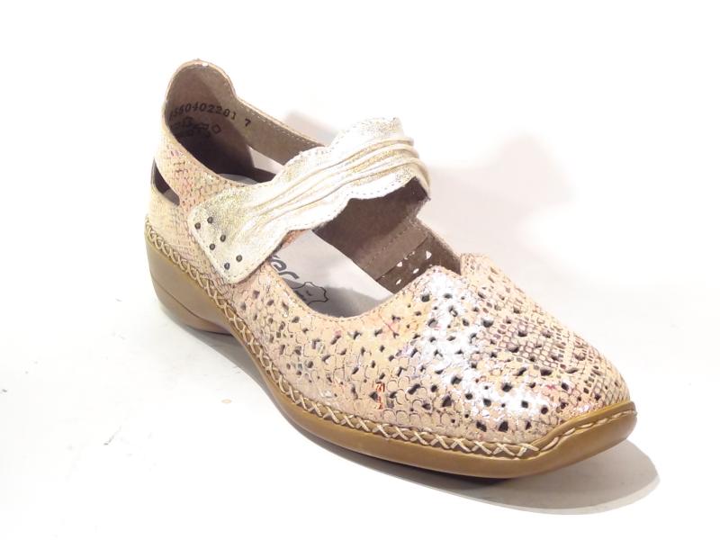 Rieker_41399_92_Bandschoenen_Beige_E