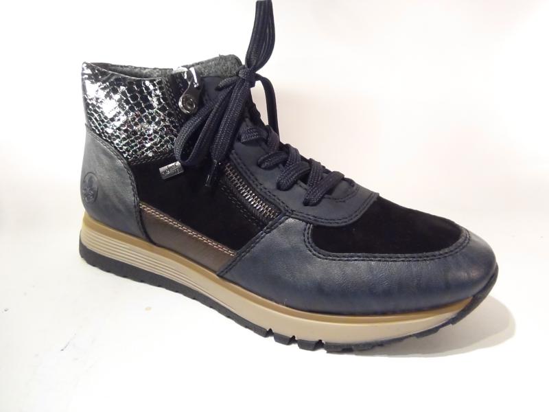 Rieker_49040_14_Enkelboots_Blauw_H