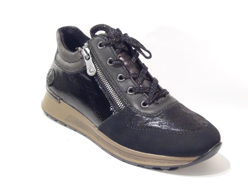 Rieker_N1407_00_Sneakers_Zwart_H