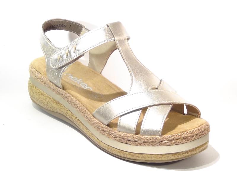 Rieker_V0919_90_Sandalen_Goud_E_