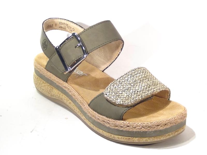 Rieker_V0951_54_Sandalen_Groen_E_