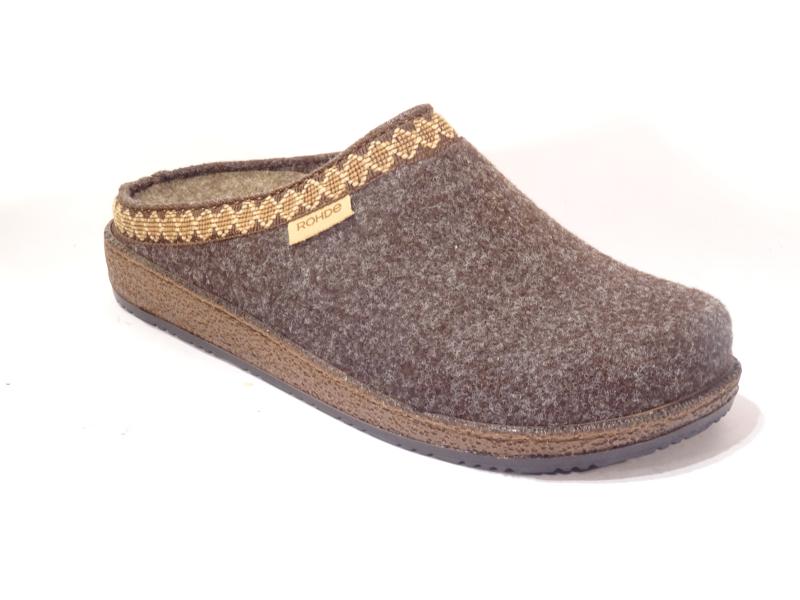 Rohde_6425_dames_pantoffel_Muil_Mocca_G_wijdte