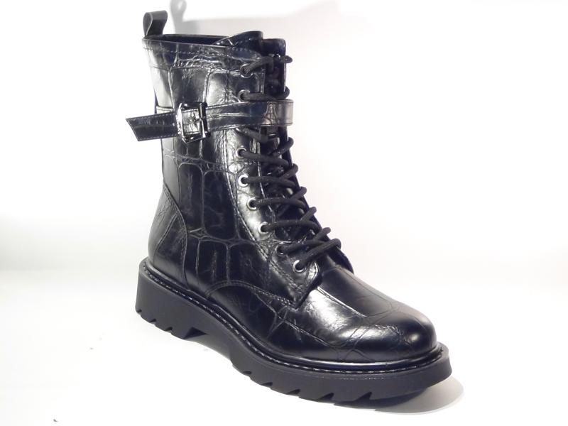 Tamaris_25228_45_028_Enkelboots_Zwart_Croco