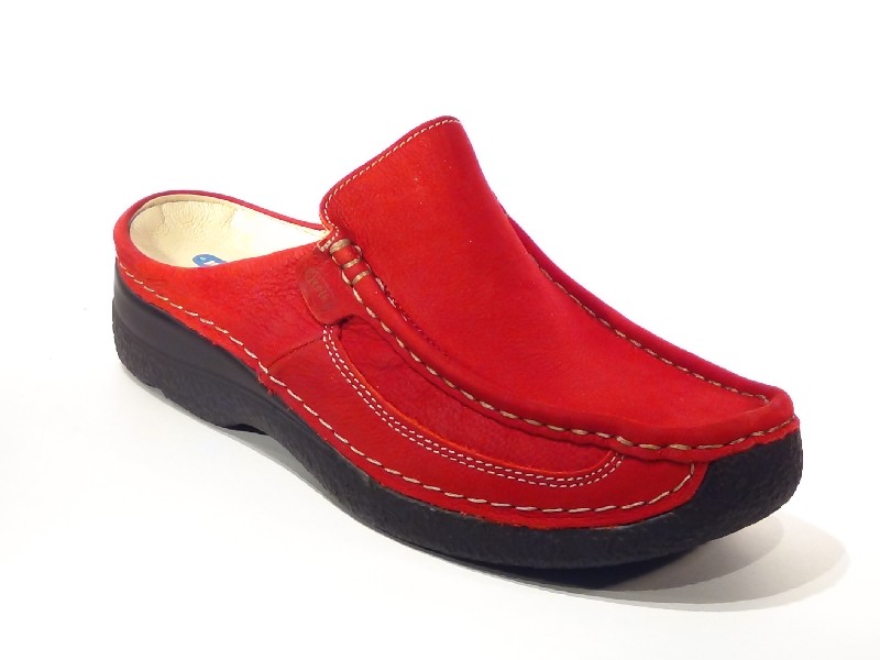 Wolky 0620211 505 Roll slide Slippers Rood