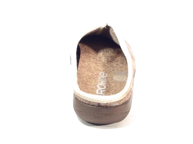 Rohde 6551 pantoffels dames, grootte:42, kleur:Grijs