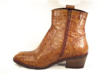 Helioform Dames Enkellaarsjes Cognac 573.003 H