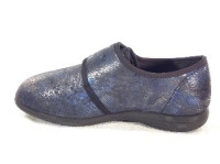 Q Fit Shoes Geneve Blue Silver