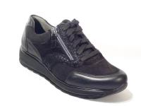 Durea_6279_688_1141_Veterschoenen_Zwart_K