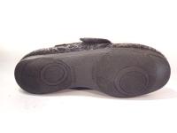 Q_Fit_Gen_ve_2_dames_pantoffel_zwart_print_1