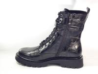 Tamaris_25228_45_028_Enkelboots_Zwart_Croco_3