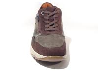 vooraanzicht Waldläufer K-John sneaker 662001-502-166 bruin wijdte K