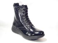 Xsensible_30226_5_002_Albi_Enkelboots_Zwart_Lak_H