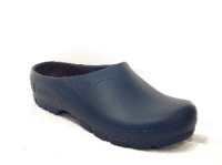 Saliha klomp open hiel blauw 15890