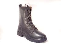 Braqeez_Mayla_Moxie_meisjes_veterboot_zwart