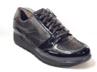Durea_6315_685_2258_Veterschoenen_Zwart_H