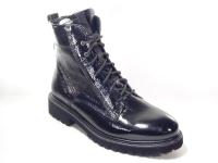 Durea_9722_185_6088_Enkelboots_Zwart_Lak_H