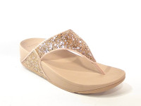 Fitflop X03-323 Lulu Glitter Toe-Tongs Teenslipper Rose-Gold