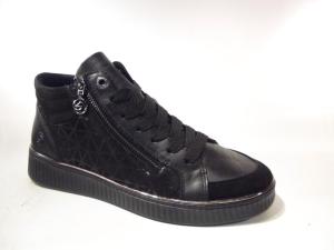 Remonte_D2E70_00_Enkelboots_Zwart_H