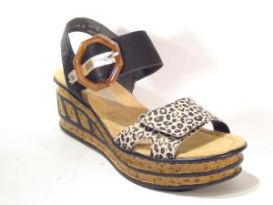 Rieker_68176_00_Sandalen_Zwart_F_