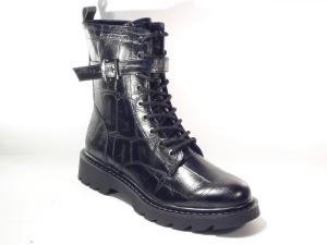 Tamaris_25228_45_028_Enkelboots_Zwart_Croco